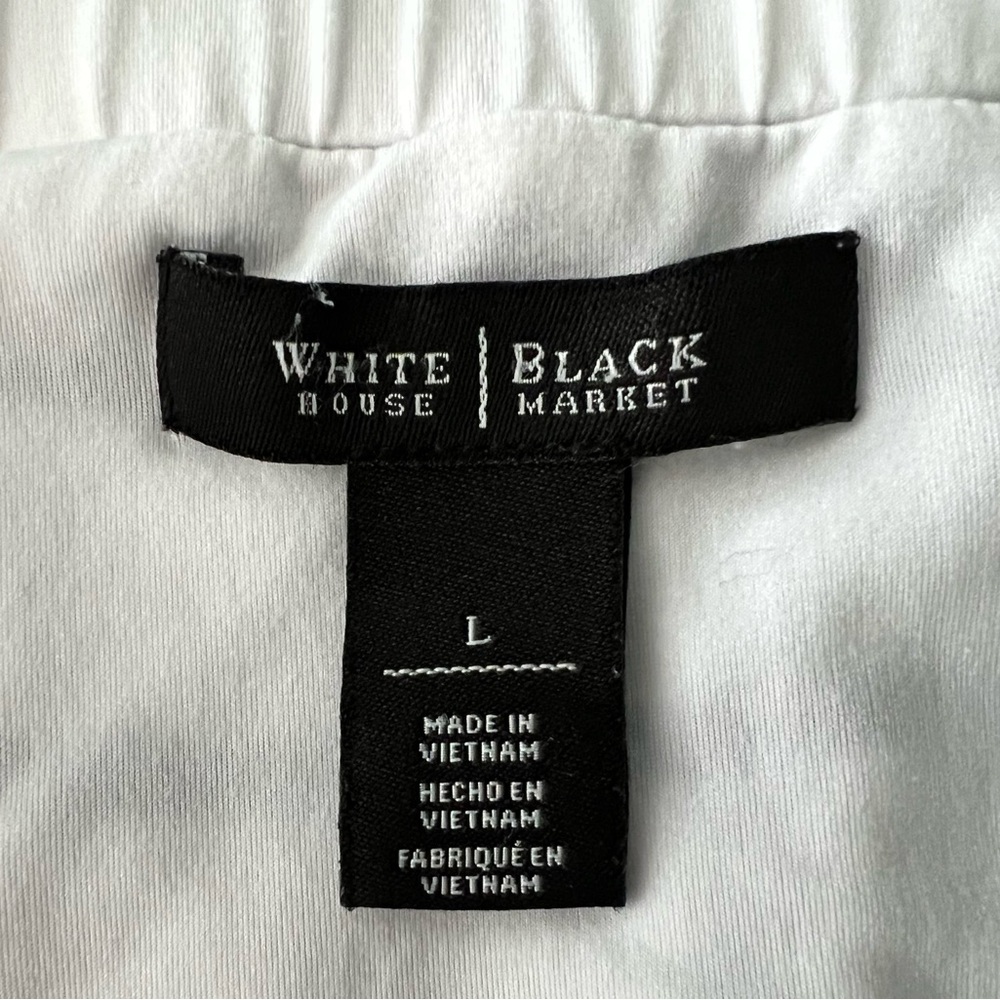 White House Black Market Strapless Black and White Sundress - Picture 2 of 2